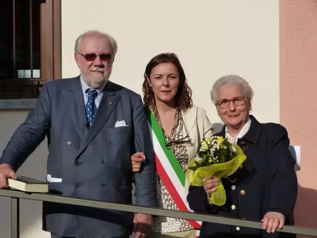 Il Sindaco con il professor Pierfranco Quaglieni e la signora Arpino