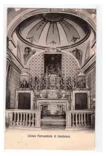 Foto storica interno della Chiesa Parrocchiale