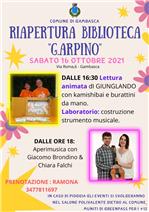 Riapertura biblioteca G. Arpino