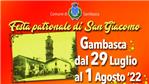 festa patronale gambasca 2022